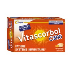 Vitascorbol Vit C 500 Cpr A Croquer
