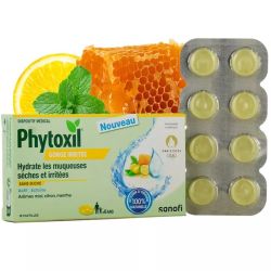 Phytoxil Pastilles Gorge Irritée - Arôme Miel, Citron, Menthe