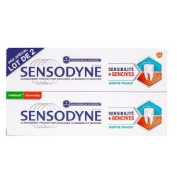 Dentifrice gencives et sensibilité menthe 2x75ml