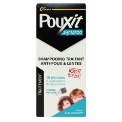 Shampooing traitant anti-poux et lentes 200ml + peigne