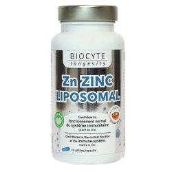 Longevity Zn Zinc Liposomal 60 gélules