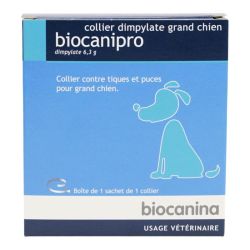 Biocanipro collier chien anti-tiques grand chien