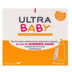 Ultra Baby poudre anti-diarrhéique 14 sticks