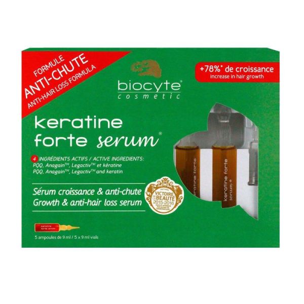 Kératine forte sérum ampoules 5x9ml