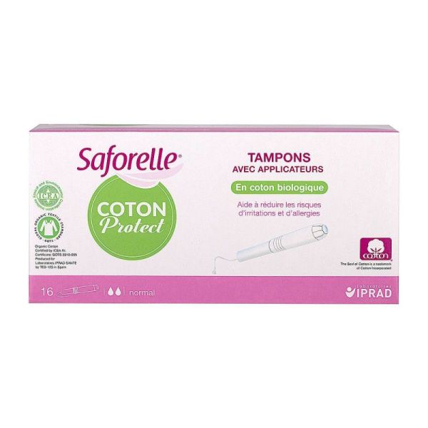 Tampons avec applicateur Normal x16