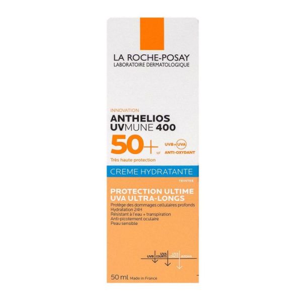 Anthelios Uvmune 400 crème hydratante teintée SPF50+ 50ml