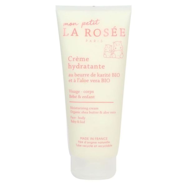 Crème hydratante bébé beurre karité aloe vera 200ml