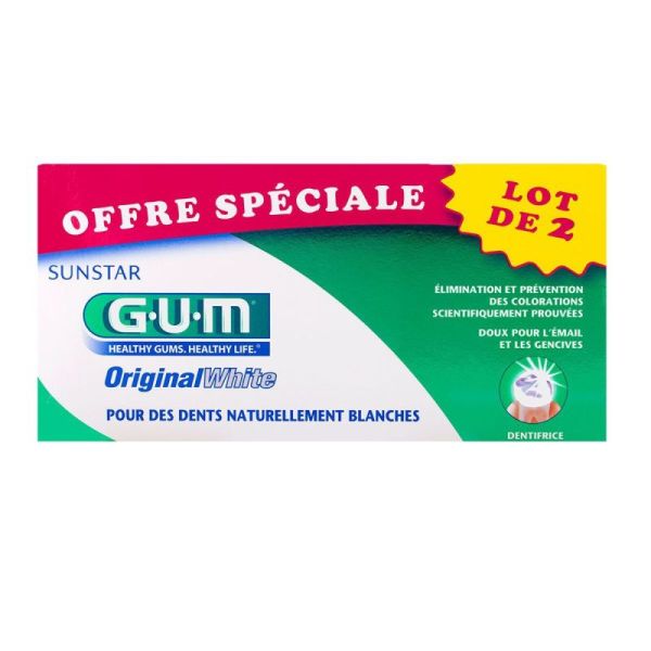 Dentifrice Original White blancheur 2x75 ml