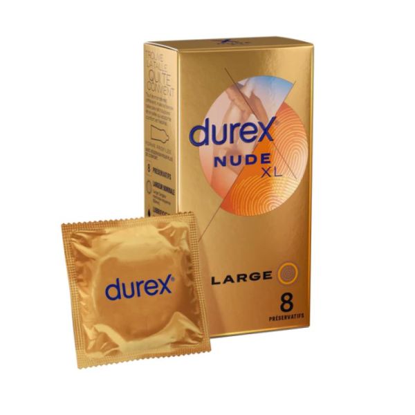 Préservatif Durex Nude XL (Pack de 2)