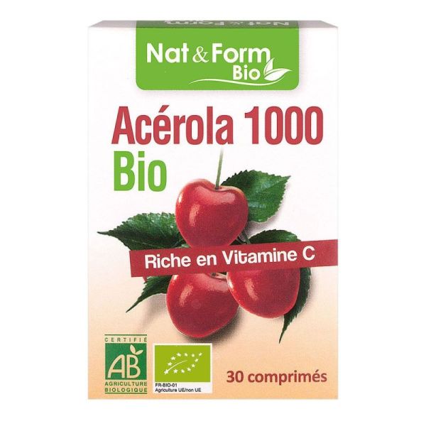 Acérola 1000mg 30 comprimés