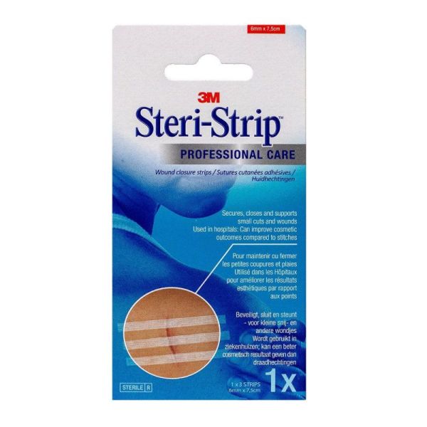 Steri-Strip 3 strips 6mmx75mm