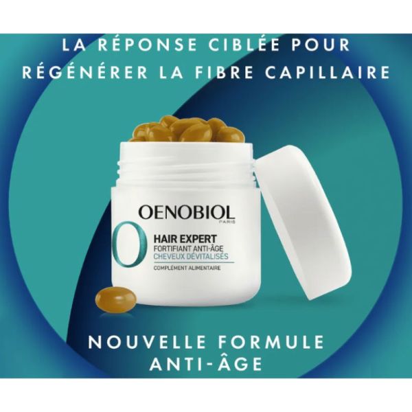 Oenobiol Hair Expert Fortifiant Anti-Âge 30 Capsules